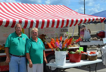 Ter-Lee Gardens provides locally grown, farm fresh produce grown by Terry and Loralee Nennich, Bagley, Minnesota.  Our fruit and vegetables are sold at the Bemidji and Bagley Farmers' Markets.  